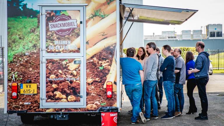 De bewuste frietkar van Daisy en Kenneth die gestolen is.