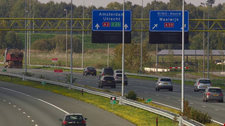 De A2 bij Den Bosch