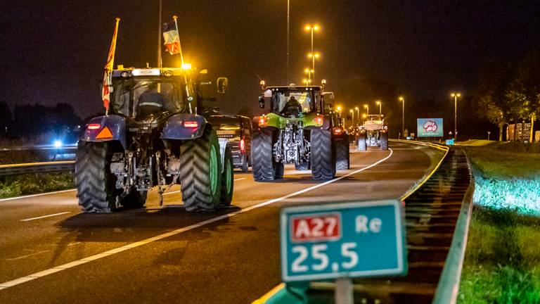 Boeren onderweg naar Den Haag. (Foto: Marcel van Dorst / SQ Vision Mediaprodukties)