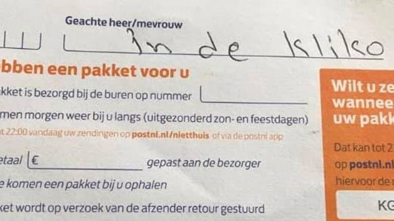 Deze foto kwam binnen bij een van de reacties: het pakketje ligt in de kliko.