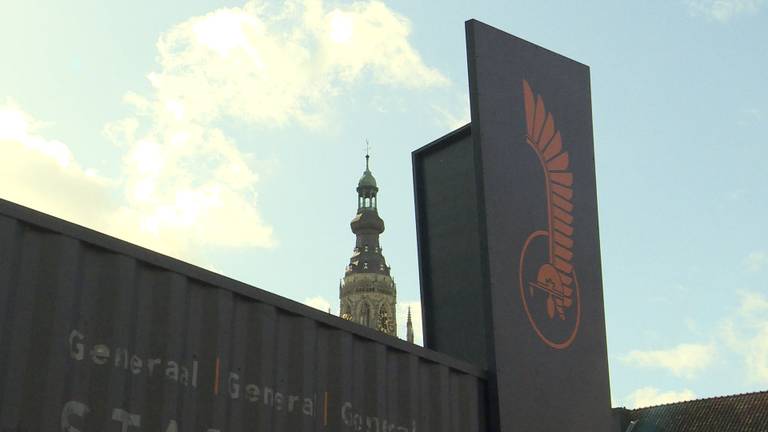 De expositie over de Eerste Poolse Pantserdivisie in het centrum van Breda. (foto: Raoul Cartens)