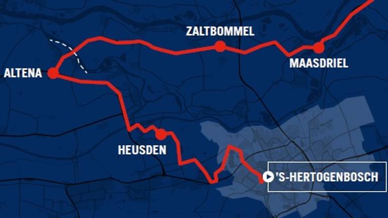 Zo loopt de tweede etappe van de Vuelta door Brabant.