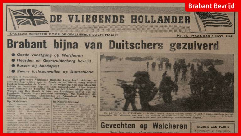 De krant van 6 november 1944.