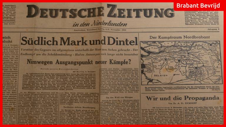 De krant van 5 november 1944.