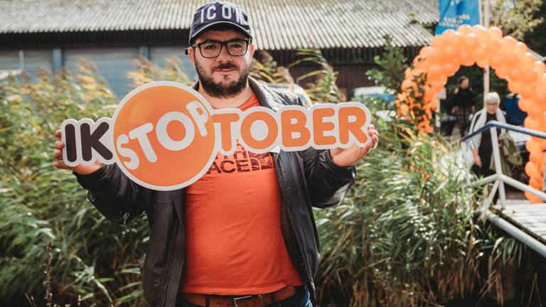 Rait zat de eerste vijf dagen als niet-roker in het Stoptoberhuis in Vinkeveen.