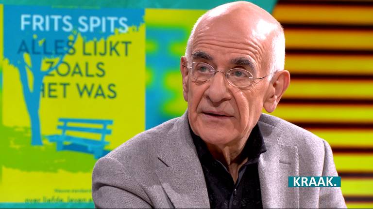 Frits Spits over zijn overleden vrouw Greetje in het programma KRAAK. (Foto: omroep Brabant)