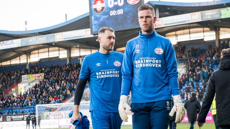 Jeroen Zoet deed - samen met Robbin Ruiter - nog wel mee aan de warming-up. (Foto: Hollandse Hoogte)