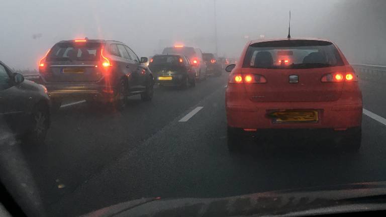 Aansluiten op de A58 (Foto: Cor Bouma).