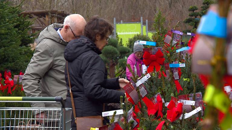 Drukte bij de Intratuin in Nuenen. (foto: Omroep Brabant)