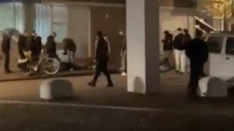 Fragment uit de video die getuigen maakten in Helmond.