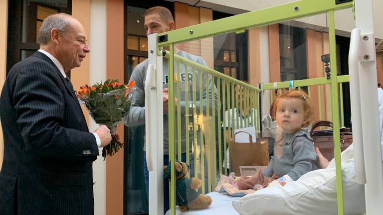 Floor is de eerste patiënt die verhuist naar het nieuwe Amphia Ziekenhuis in Breda.