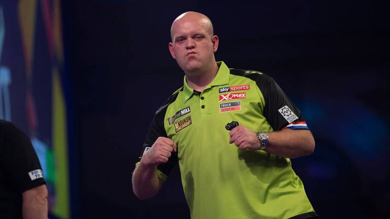 Michael van Gerwen. (archieffoto: Lawrence Lustig / PDC)