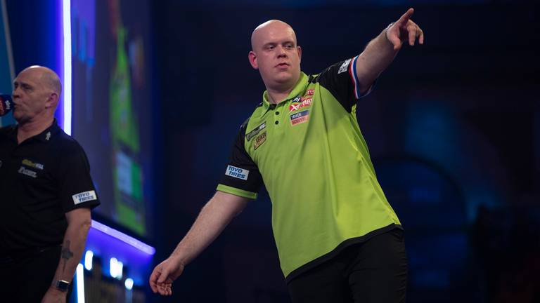 Michael van Gerwen met speels gemak naar kwartfinale WK ...