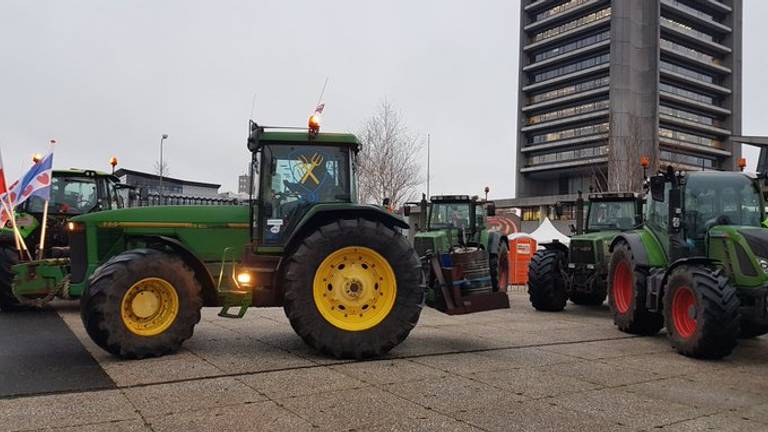 Boeren bij een eerder protest in Den Bosch (foto: Noel van Hooft).