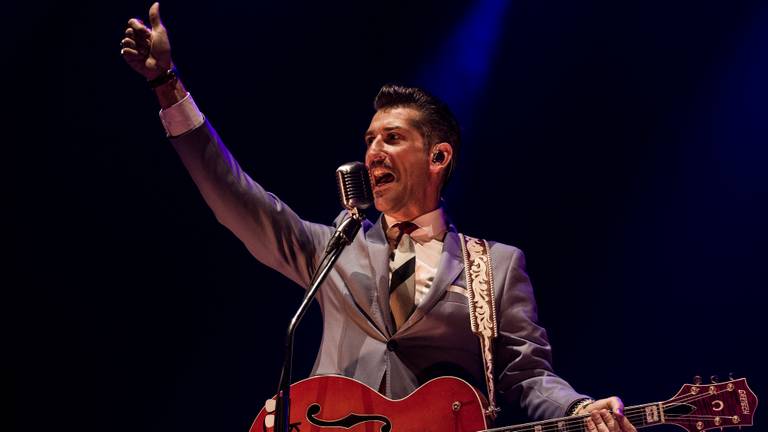 Danny Vera op het podium van Paaspop in 2017 (Foto: ANP/Paul Bergen)