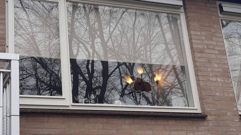 De man wordt verdacht van het ingooien van de ruit van een huis in Waalwijk. (Foto: Facebook politie gemeente Waalwijk)