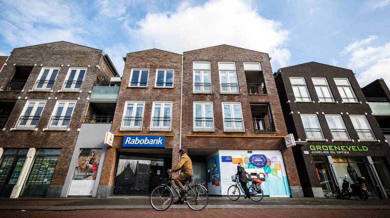 De Rabobank in Oudenbosch waar de kluisjes in 2018 werden leeggeroofd. (Foto: ANP)