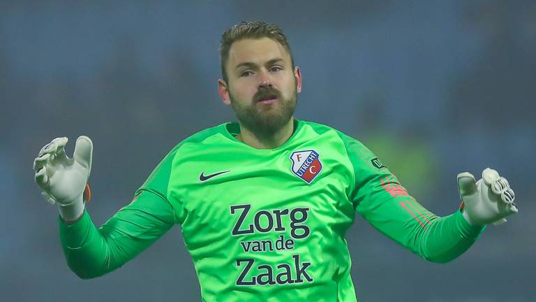 Jeroen Zoet in het shirt van zijn tijdelijke club, FC Utrecht (foto: OrangePictures).