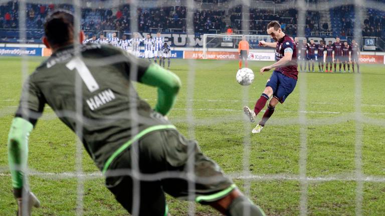 Freek Heerkens miste de eerste strafschop van Willem II. (Foto: Hollandse Hoogte)