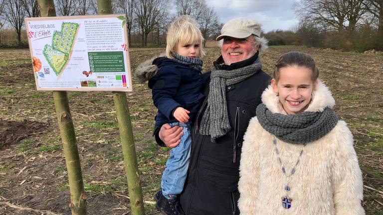 Albert Zomers vertelt wat de bedoeling is van het nieuwe voedselbos in Berlicum