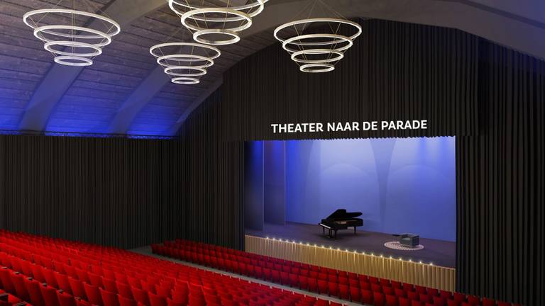 Het interieur van het nieuwe Theater naar de Parade. (Foto: Theater aan de Parade)