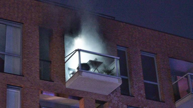 Brand bij appartementencomplex in Goirle.