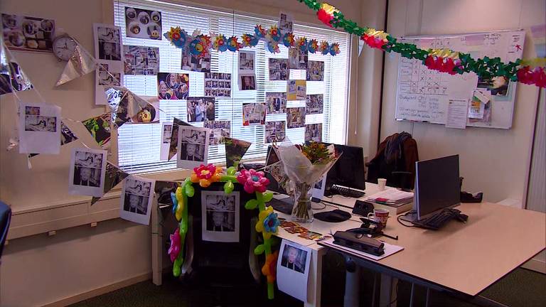 De kamer van winnares Anouk is uitbundig versierd.