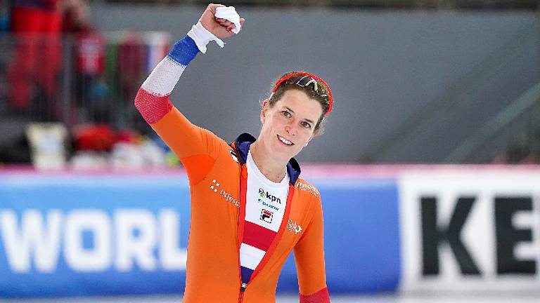 Ireen Wüst werd voor de zevende keer wereldkampioene allround (Foto: Hollandse Hoogte).