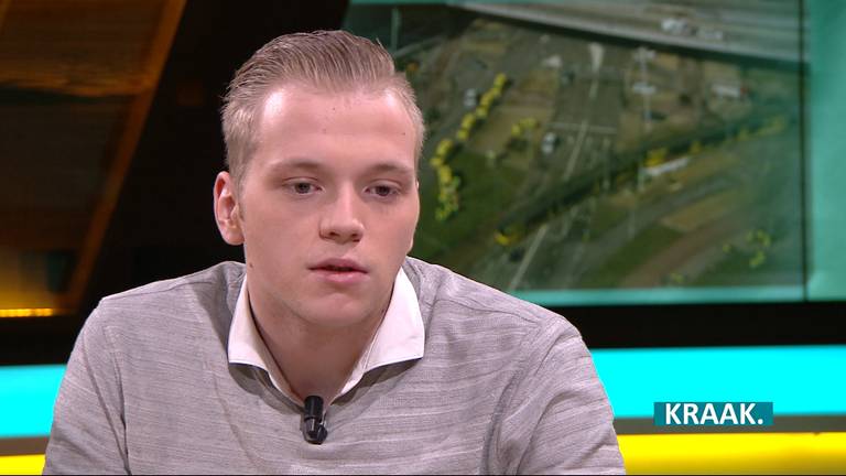 Nicky van Grinsven, getuige van de aanslag in Utrecht.