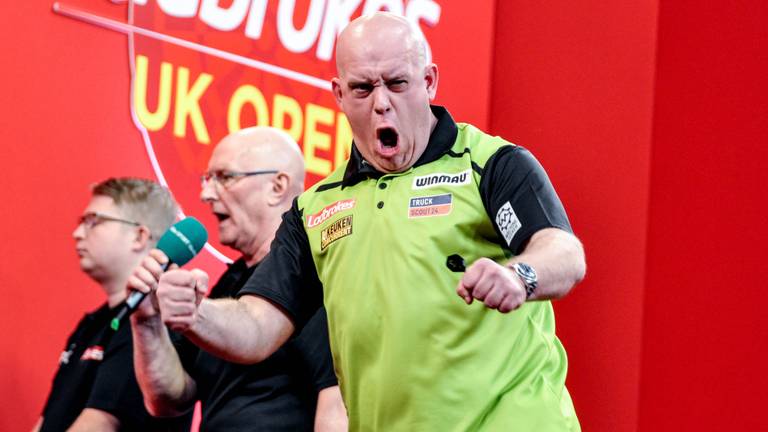 Michael van Gerwen won zondag zijn eerste toernooi van 2020 (OrangePictures).