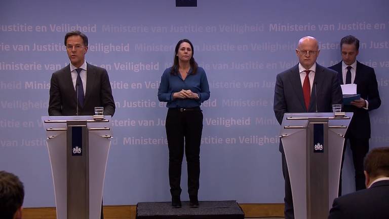 Persconferentie van maandagavond.