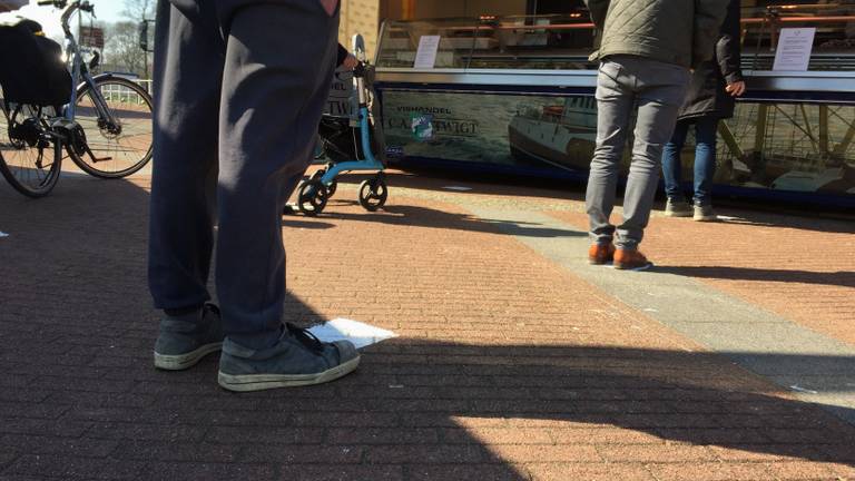 Niet stapje voor stapje, maar stipje voor stipje (foto: Omroep Brabant).