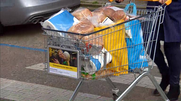 Veel Belgen doen hun boodschappen bij de Jumbo in Baarle-Nassau.