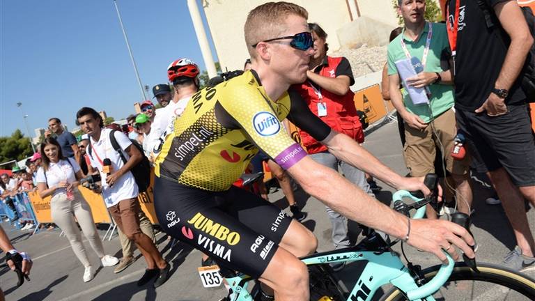 Steven Kruijswijk in de Vuelta van 2019 (foto: Hollandse Hoogte).