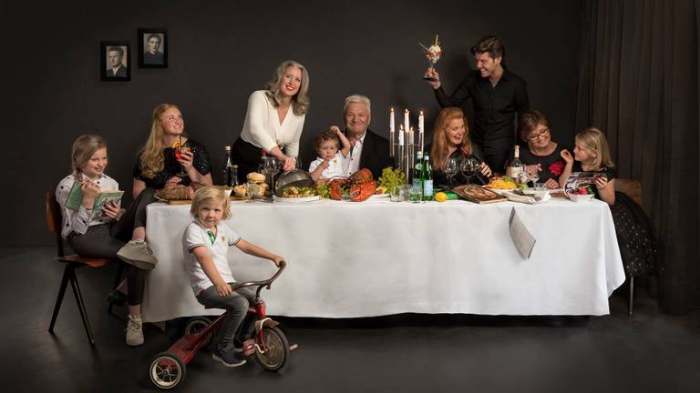 De familie De Marco, Hanneke in de witte blouse (foto: Amici d'Italia)