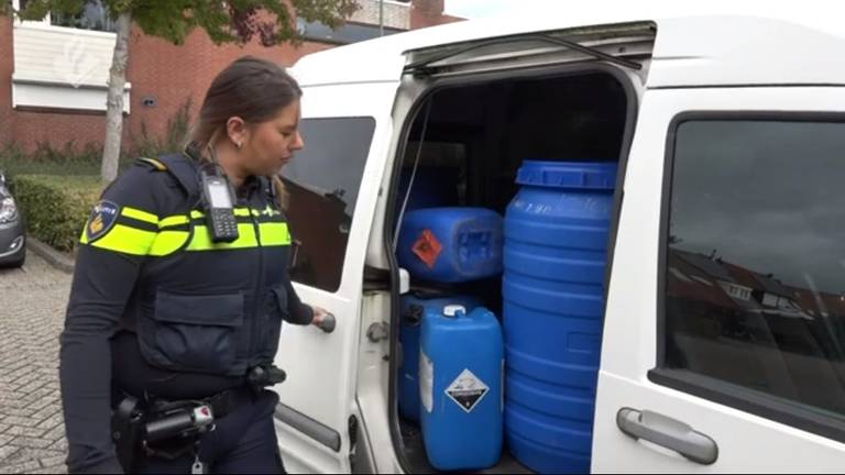 Het lokbusje van de politie (beeld: politie.nl).