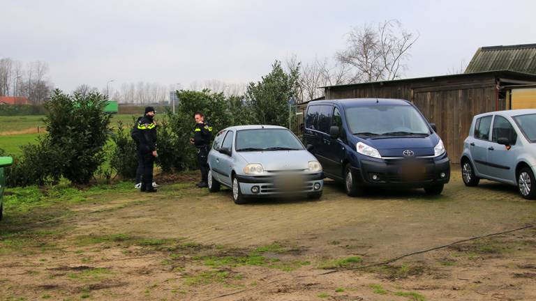 De politie deed onderzoek (foto: SQ Vision Mediaprodukties).