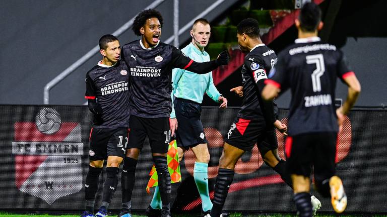 Mauro Junior was de gevierde man bij PSV (foto: ANP).