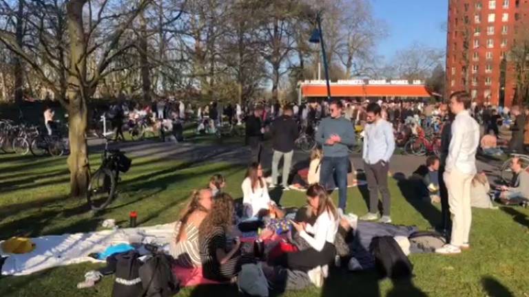 In Park Valkenberg in Breda was het druk.