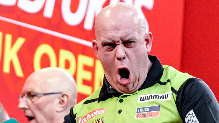 Michael van Gerwen won in 2020 het UK Open (foto: OrangePictures). 