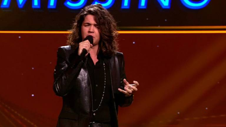 Sem in de finale van the Voice (beeld: RTL4)