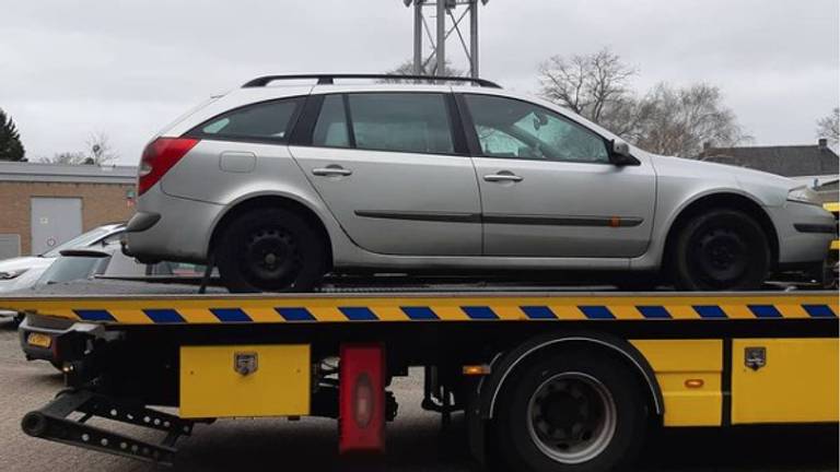 De betreffende auto (foto: politie).