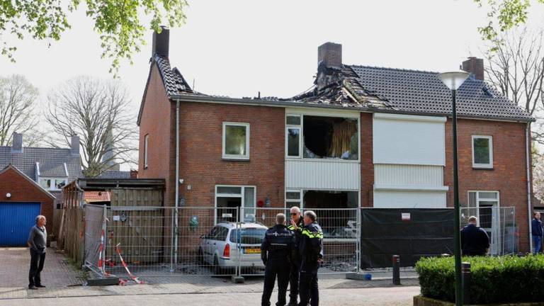 De schade aan het huis was groot (Foto: SQ Vision). 