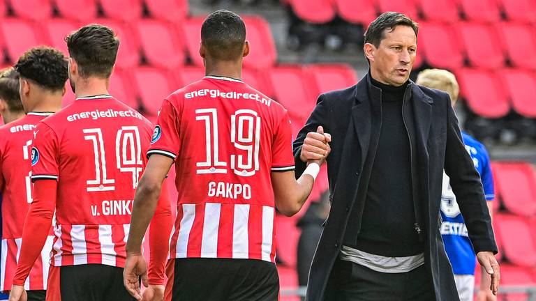 PSV-trainer Roger Schmidt (foto: ANP).