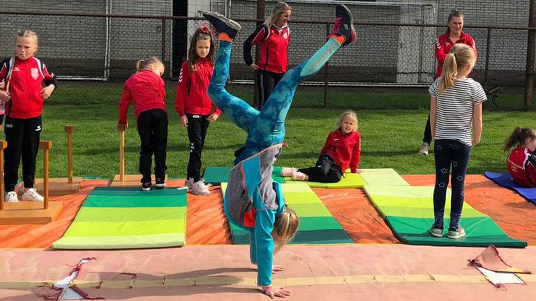 Leden van KDO moesten buiten trainen (Foto: KDO)