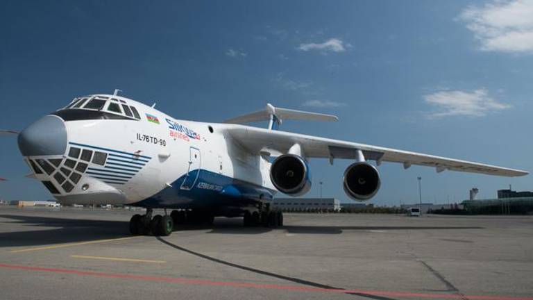 Een Ilyushin Il-76 (foto: Silk Way Airlines).
