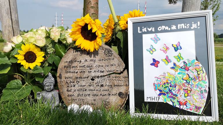 Bart en Jeanne Hornikx bezoeken 7 jaar na de ramp met de MH17 de boom van hun dochter en schoonzoon
