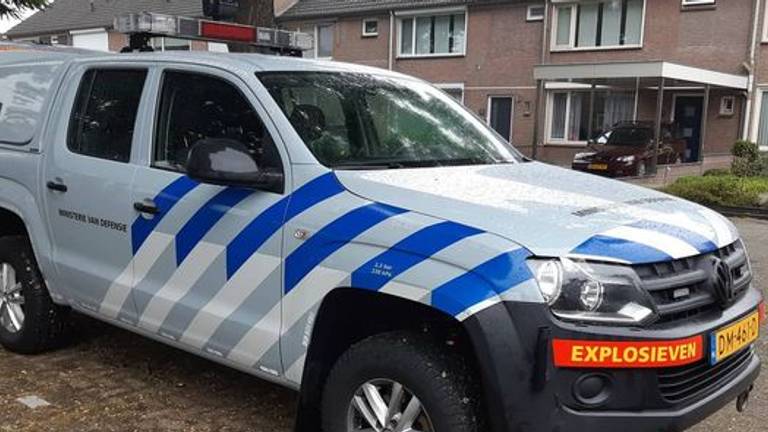 En toen stond de EOD voor de deur (foto: Politie).