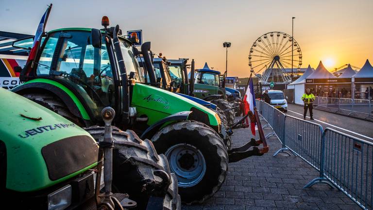 Boerenprotest in Zandvoort (foto: ANP)