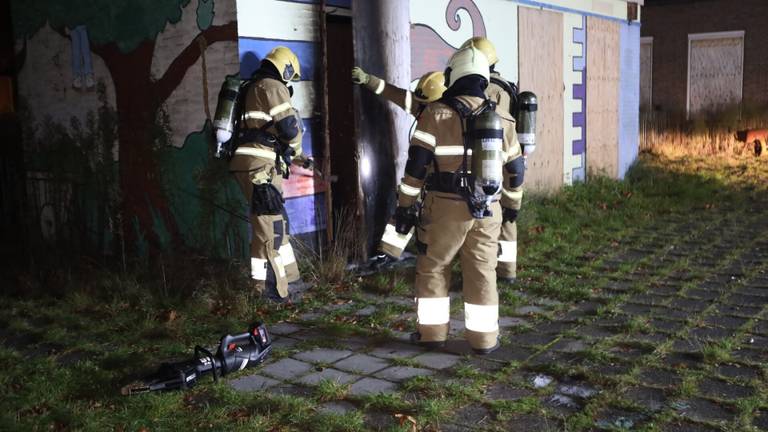 Brandstichting in Boxtel (Foto: Sander van Gils/SQ Vision). 